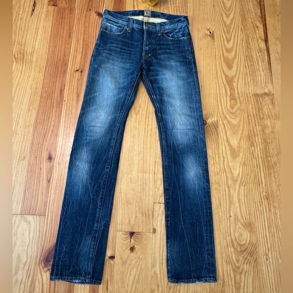 PRPS Mens Rambler Selvedge Slim Denim Jeans SIZE 30 #E63P133V Redline - Picture 2 of 14